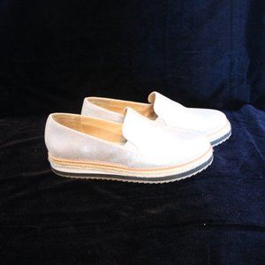 Crown Vintage silver slip ons